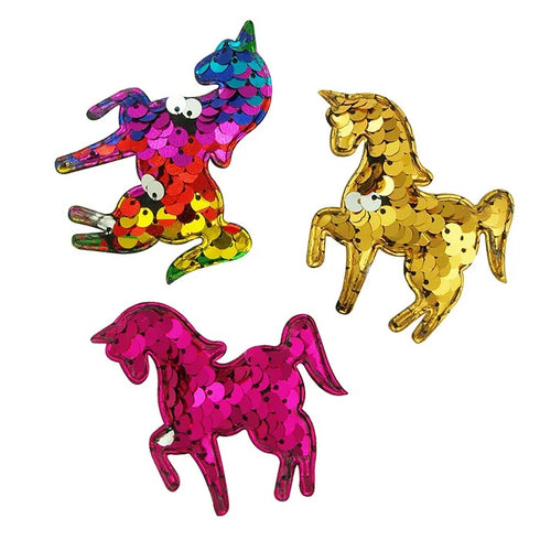 Sequined Puffy Shapes Embellishment (available in 2 Varieties)